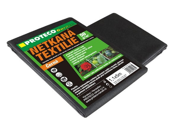 PROTECO Garden textilie netkaná černá 50g/m² šíře 1.6m - 10.89-C-16010