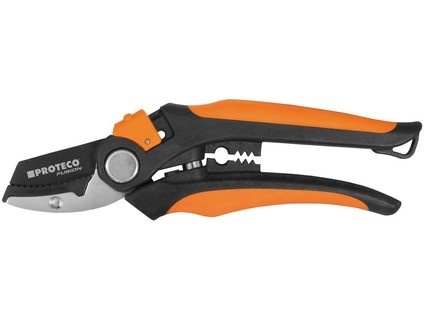 Proteco nůžky zahradnické 205mm kovadlin
