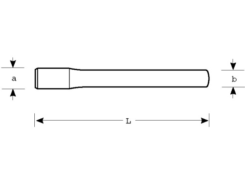 3740-100 Sekáč plochý Bahco